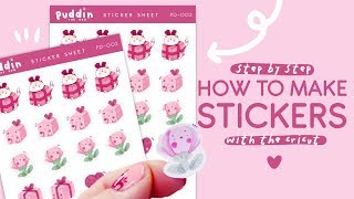 HOW TO MAKE PLANNER STICKERS  Using Cricut Procreate or Photoshop [upl. by Dloreh]