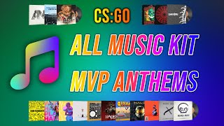 CSGO ALL MVP Music Kits  MVP Anthems [upl. by Aimerej]