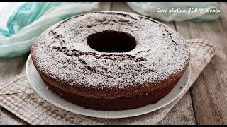 Ciambella semplice al cacao senza glutine e lattosio [upl. by Imuyam392]