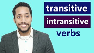 transitive and intransitive verbs شرح [upl. by Ennaus]