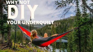 Hur gör man en underquilt för hammock hemma [upl. by Kohcztiy]