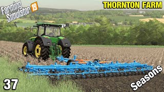 A NEW FIELD FOR CORN Thornton Farm Timelapse  FS19 Ep 37 [upl. by Derf998]