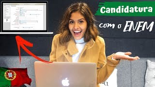 Como se candidatar para a faculdade em PORTUGAL com o ENEM tutorial [upl. by Naened898]