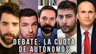 Debate sobre la nueva cuota de autónomos Roma Gallardo Eduardo Garzón y Rubén Gisbert [upl. by Alyahc]