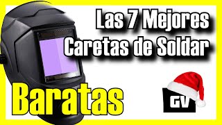 🔥 Las 7 MEJORES Caretas para Soldar BARATAS de Amazon 2023✅CalidadPrecio Máscaras Automáticas [upl. by Aistek]