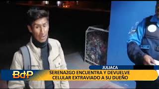 SERENAZGO ENCUENTRA Y DEVUELVE CELULAR EXTRAVIADO A SU DUEÑO [upl. by Nylcsoj]