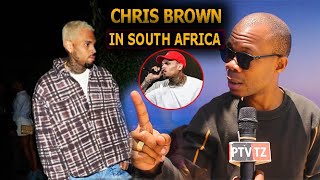 SHOW YA CHRIS BROWN SOUTH AFRICA  MENEJA DINGANO AFUNGUKA  TAZA MAPA FULL INTERVIEW [upl. by Ardnassac455]