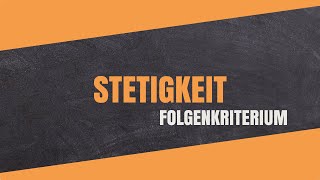 Stetigkeit einer Funktion mit dem Folgenkriterium zeigen  Folgenstetigkeit [upl. by Aicinat]