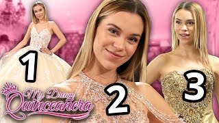 Three Quince Dresses  My Dream Quinceañera  Anika EP 3 [upl. by Anwad]