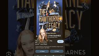 The Hawthrone Legacy By Jennifer Lynn Barnes ⭐️⭐️⭐️⭐️⭐️ [upl. by Aihsoem]