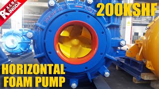 Kingda 200KSHF Foam Pump  Mining  Metallurgy  Flotation Processes  Foamy Liquid TransportSlurry [upl. by Towne]