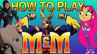 Mutants amp Masterminds How to Play [upl. by Maxma]