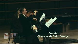 Bernard Zinck  Sonate  Chevalier de Saint George  SaintGeorges [upl. by Anyahc433]