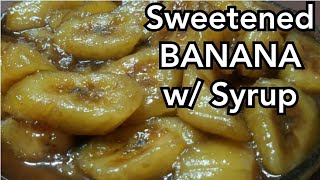 Minatamis na saging na saba recipe Yummy Dessert zharenir foodies [upl. by Oirromed48]