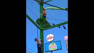 facing your fear of heights climbing fun amusementparks mexico [upl. by Asyar]