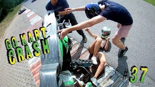 Go kart crash compilation 37 [upl. by Arhez]