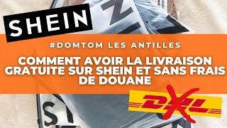 DOM TOM SHEIN ET ROMWE  COMMENT AVOIR LES FRAIS DE LIVRAISON GRATUITS ET SANS TAXES [upl. by Kciwdahc]