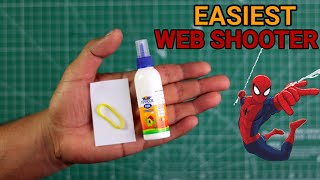 How to make SPIDERMAN WEB SHOOTER at home  paper and ruberband web shooter  easy web shooter [upl. by Adnarym339]