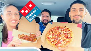 NEW DOMINOS ULTIMATE KOREAN BBQ CHICKEN PIZZA AND WINGS REVIEW [upl. by O'Kelly278]