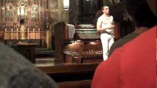 Cameron Carpenter playing his adaptation of Der Erlkönig by Schubert [upl. by Yevad266]