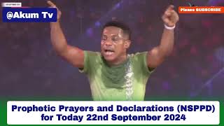 NSPPD Live 22 September 2024  Today Sunday Prophetic Prayers and Declarations  Jerry Eze [upl. by Novick]