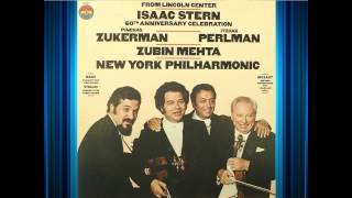 Vivaldi  Concerto For Three Violins  Stern Zukerman Perlman  Mehta [upl. by Codie537]