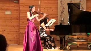 第８回 コミングル＠蓼科 Beethoven Violin Sonata No9 Kreutzel 梅津美葉と山上華子 [upl. by Aihsal845]