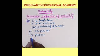 Axiomatic definition of ProbabilityBTech IT2nd sem unit1 [upl. by Millian447]