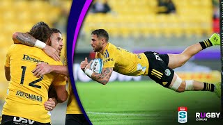 TJ Perenara scores his 58th try in style vs Moana Pasifika [upl. by Jolda784]