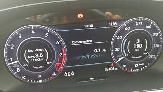 volkswagen Tiguan 2017 Active info display new GTI theme with OBDELEVEN needle sweep [upl. by Ymar]