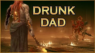 DRUNK DAD  Elden Ring Messmer VS Radagon Lvl 1 No Hit No Blessings nohit shadowoftheerdtree [upl. by Enaoj]