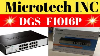 microtechinc 18 port gigabit Unmanaged Switch with SFP ports [upl. by Eynttirb]