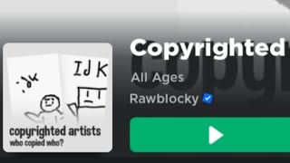 Playing Roblox Copyrighted Artists ❤ [upl. by Pardoes]