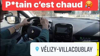 EXAMEN PERMIS DE CONDUIRE CONDUITE Velizy Villacoublay 2021 [upl. by Tomi]