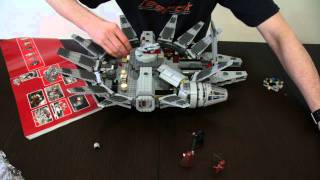 Lego Star Wars Millennium Falcon Model 7965 Time Lapse Construction Stop Motion Animation [upl. by Xever625]