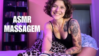 ASMR  Massagem nas costas ✨SUPER✨ relaxante [upl. by Ttreve]