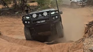 Mitsubishi Mr Triton having fun at Morgan quarry [upl. by Wootan580]