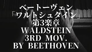 Piano sonata No21 Waldstein 3rd mov by Beethoven ベートーヴェン「ワルトシュタイン」第３楽章 [upl. by Chaker]