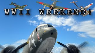 WWII Weekend Reading PA  Dozens of planes tanks and more [upl. by Yedoc]