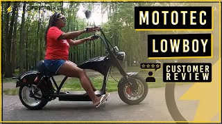 MotoTec Lowboy 60V20Ah 2500W Electric Motorcycle Customer Review by Electric Bike Paradise [upl. by Aneeh]