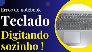 Teclado digitando sozinho resolvido [upl. by Dippold]