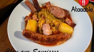 Cuisine Française  Chou aux saucisses [upl. by Asiral]