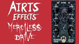 Airis Effects quotMerciless Drivequot DEMO airiseffects hm2pedal ratpedal 7string metal demo [upl. by Olegna282]