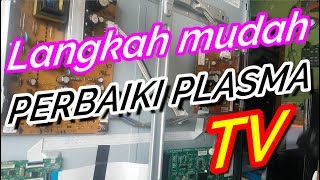 Belajar perbaiki tv plasma LG 42PN4500 indikator kedip kembali merah lagi [upl. by Harihat]