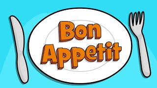 Bon appétit  chanson sur la nourriture  Hourra Chansons Pour Enfants  musique amp vidéos éducatives [upl. by Neenahs]