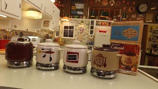 Vintage Appliances West Bend Bean Pots [upl. by Okun]