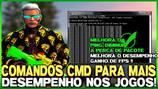 COMO AUMENTAR O FPS NO FIVEM ðŸ¤¡ MELHORES COMANDOS CMD  PARA GANHO DE DESEMPENHO  PING MUITO MELHOR [upl. by Swayder]