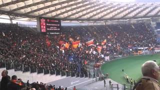 Roma 21 Fiorentina 081213  Campo Testaccio Curva Sud [upl. by Henrieta]