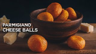 Parmigiano Cheese Balls Recipe  ONLY 2 Ingredients [upl. by Ennaylime]