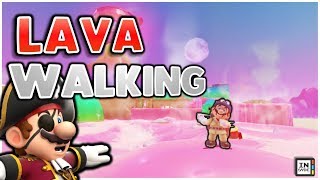 WALKING ON LAVA  Super Mario GODYSSEY Mode [upl. by Rozalin377]